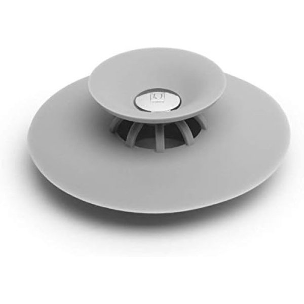 Umbra Flex Drain Stop/Hair Catcher, Grey