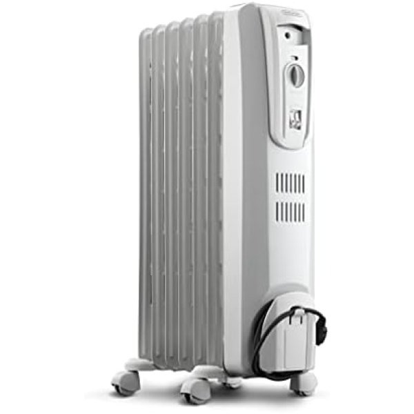 De'Longhi Oil-Filled Radiator Space Heater, Full Room Quiet 1500W, Adjustable