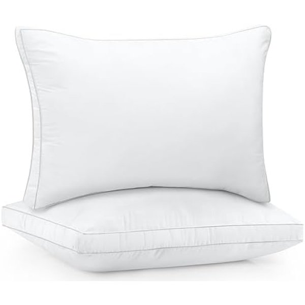 Utopia Bedding Bed Pillows for Sleeping Queen Size 2 Pack (White), Hotel Quality