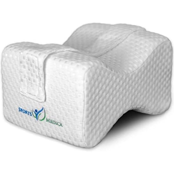 Doctor Developed Knee Pillow for Side Sleepers - Handbook Included - Leg Pillow