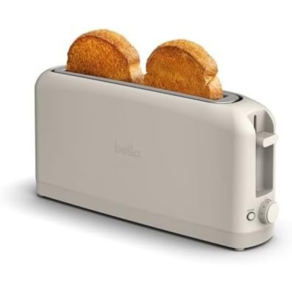 bella 2 Slice Slim Toaster, Fits-anywhere Kitchenware, 6 Setting Shade Control