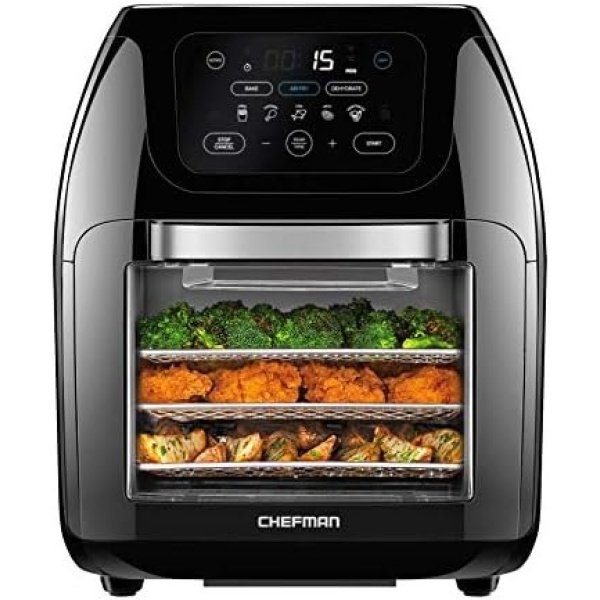 CHEFMAN Multifunctional Digital Air Fryer+ Rotisserie, Dehydrator