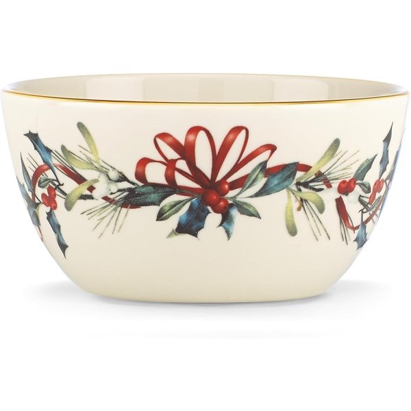 Lenox 847254 Winter Greetings 5" Bowl, Christmas & Holiday Hosting