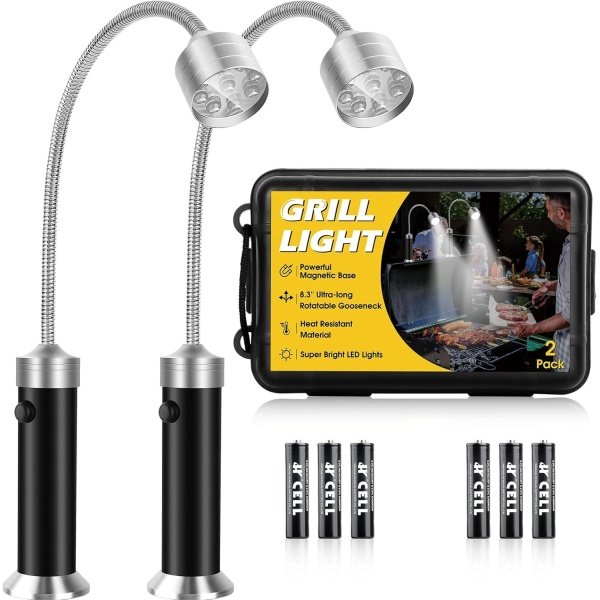 Barbecue Grill Lights, Grilling Gifts for Men Dad, BBQ Grill Accessories