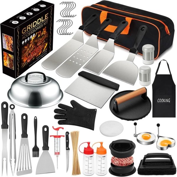 237pcs Griddle Accessories Kit for Blackstone, Perfect Flat Top Grilling