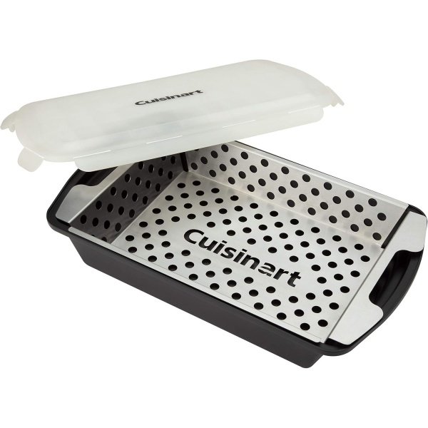 Cuisinart CMT-200 Marinade and Grilling Basket Set, Stainless Steel