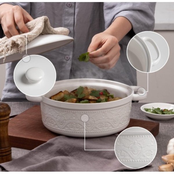 FUN ELEMENTS Casserole Dish