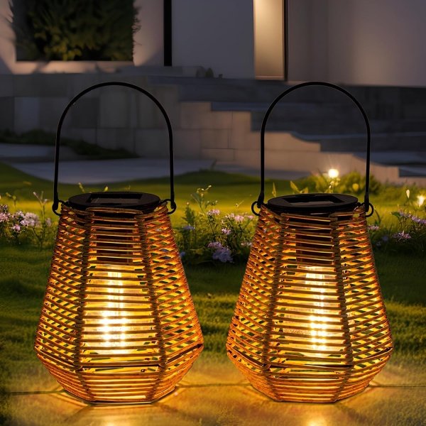 Solar Lanterns Outdoor Waterproof,Solar Lights for Outside Hanging Lights
